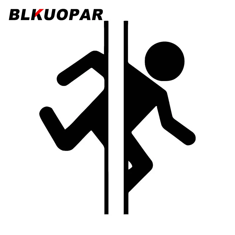 

BLKUOPAR for Portal SPLIT Aperture Science Car Sticker Creative Scratch-Proof Decal Waterproof Laptop Trunk Bumper Car Styling