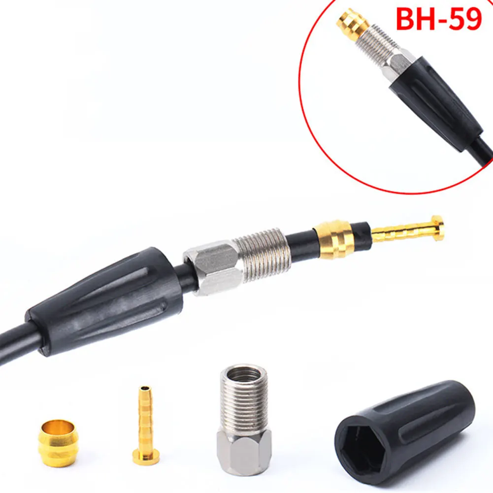 

10 Pairs Mountain Bike Bicycle Hydraulic Disc Brake Needle Olive Connector Insert Fit for Mountain Bike Brake