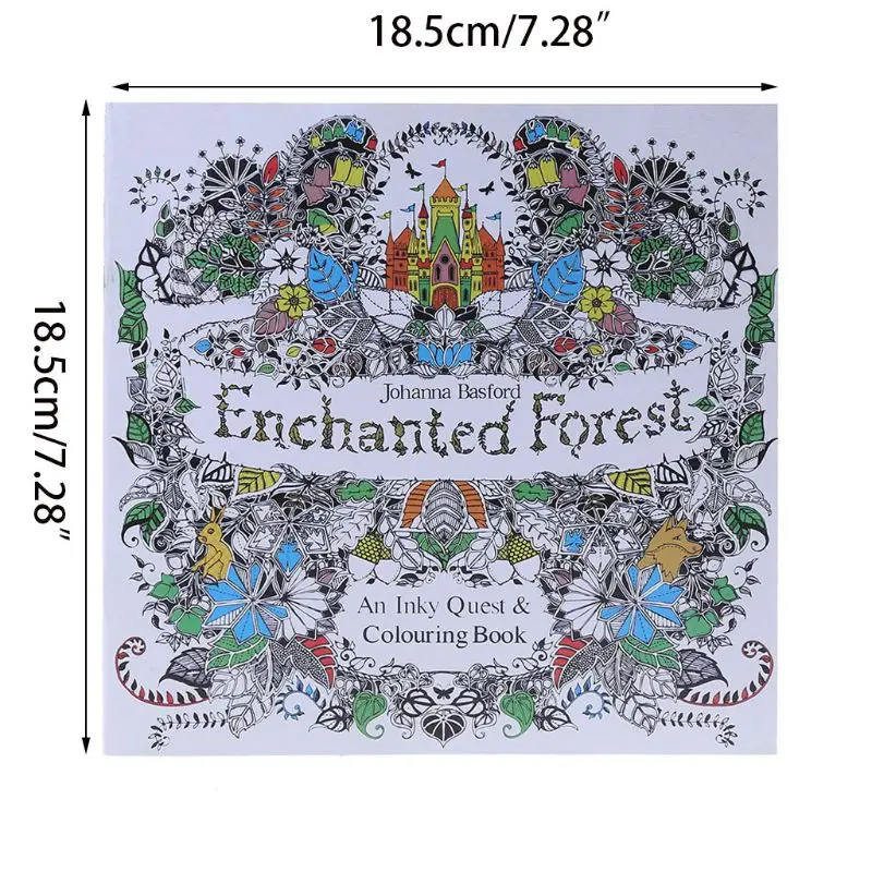 Новая книга раскраска Johanna Basford для охоты за сокровищами|books for adults|coloring books adultscoloring
