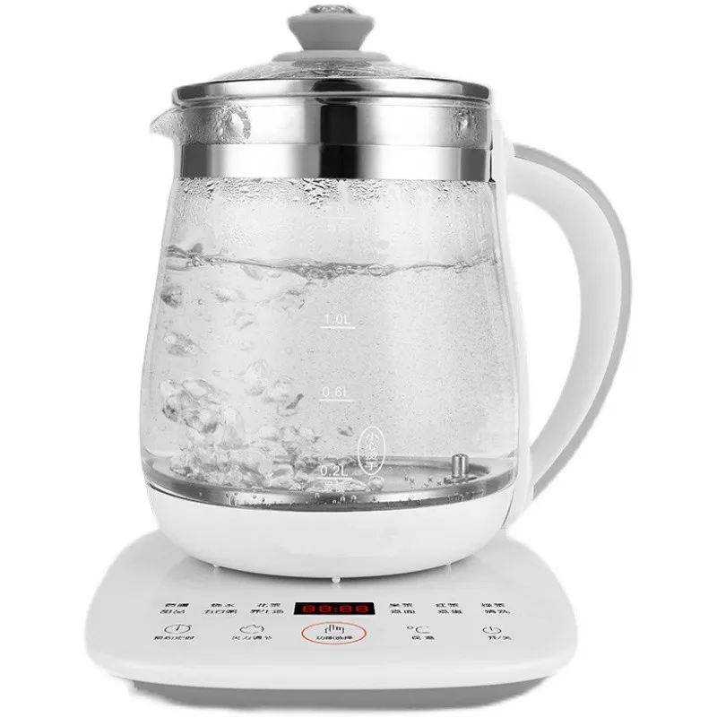 

220V 1.5L Automatic Electric Glass Kettle Tea Brewer Household Automatic Health Pot Home Teapot Boiling Pot Portable Kettle