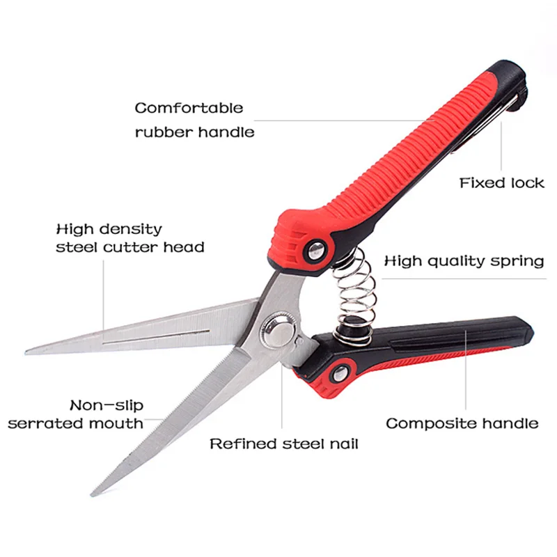 Ножницы для обрезки ветвей садовые ножницы ручной секатор кусачки травы