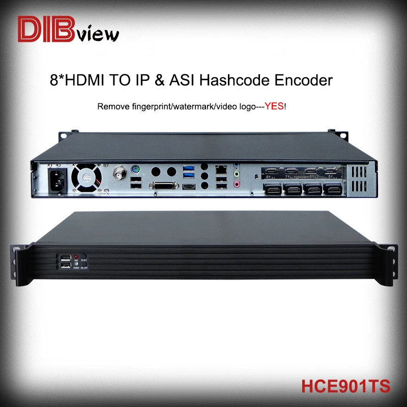 HCE901TS HDMI в IP ASI HR100 потоковое видео с Hashcode RTMP/UDP/RTP/HTTP кодировщик DIBVIEW TS8100 HD Удаление