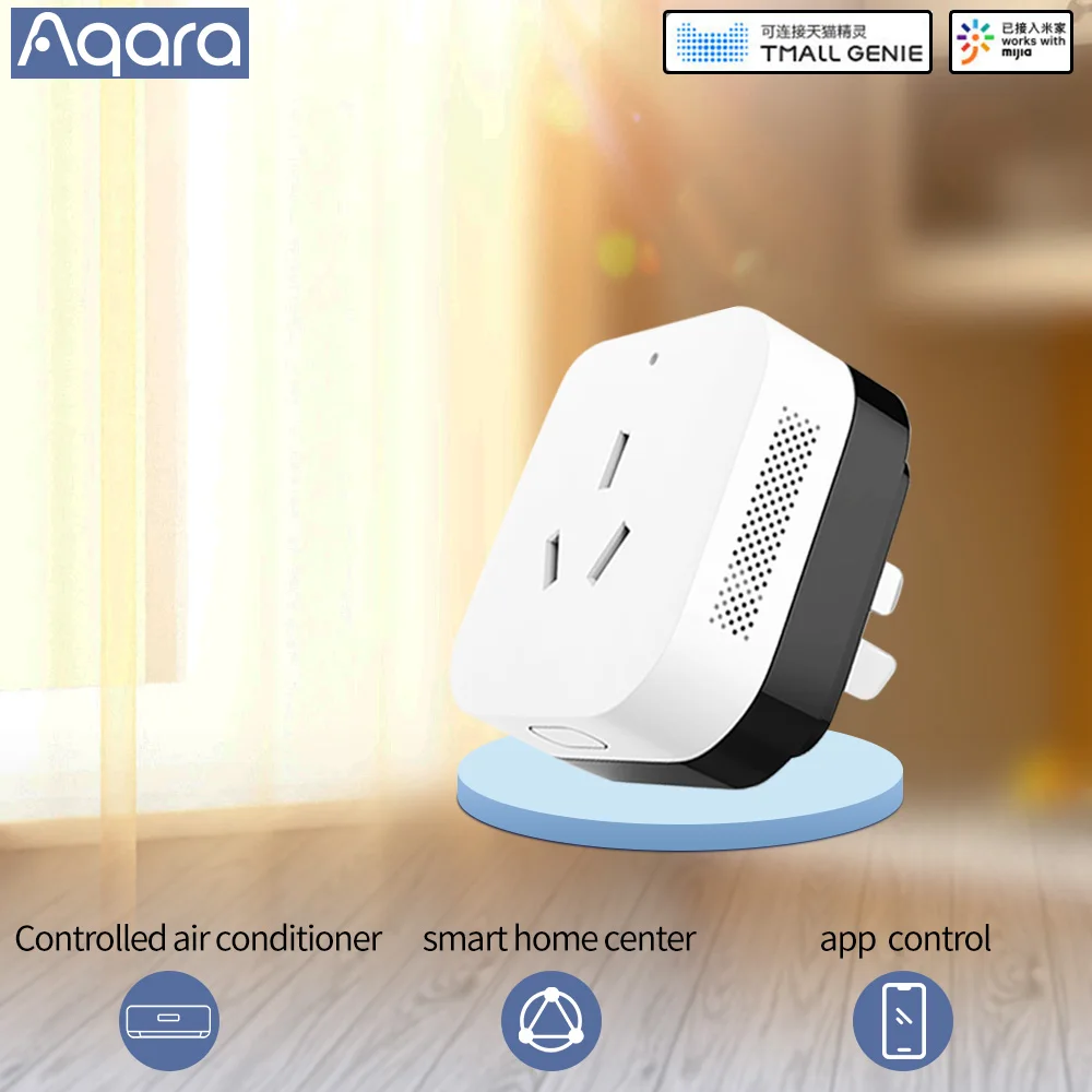 Умная розетка для кондиционера Aqara устройство энергосбережения Zigbee приложение