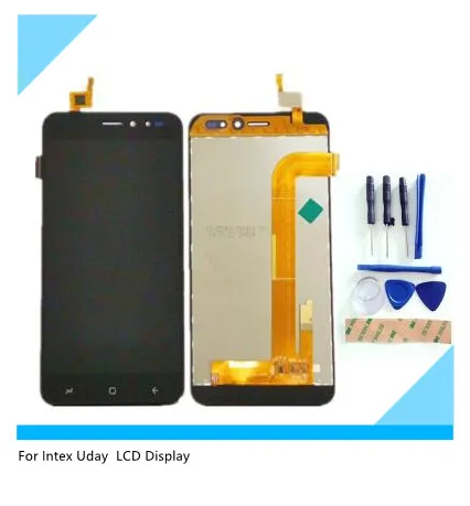 Новый оригинальный ЖК дисплей WEICHENG для Intex Uday сенсорный экран черного цвета с
