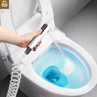 youpin hand held spray gun toilet pressurized flusher strong flushing 2m telescopic tube handheld bidet sprayer