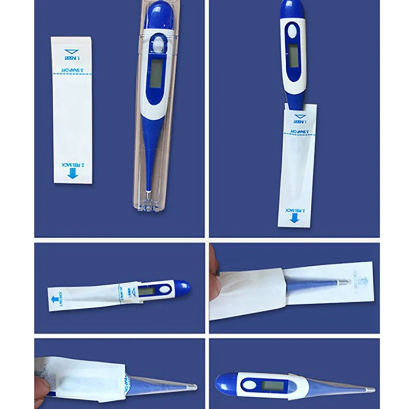 

Digital Thermometer Probe Protective Film Tool Set Home Sterile Disposable Protector Electronic Set 800Pcs