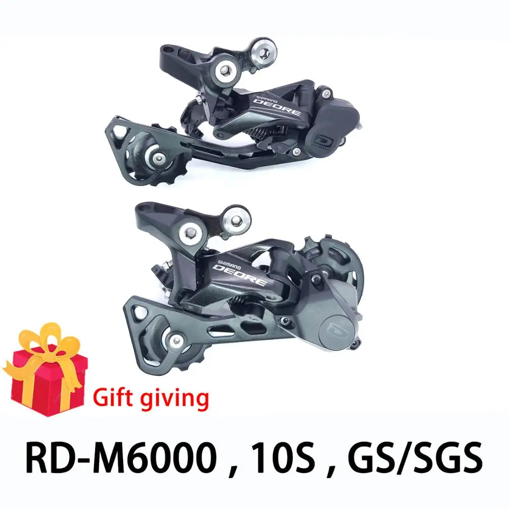 DEORE RD M6000 Shadow задний переключатель для горного велосипеда GS SGS MTB 10 скоростей 20/30