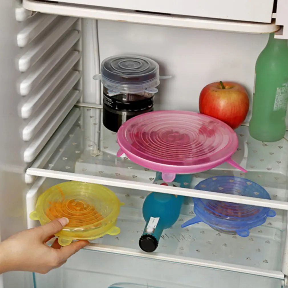 Силиконовая крышка для сохранения свежести кухни многофункциональная