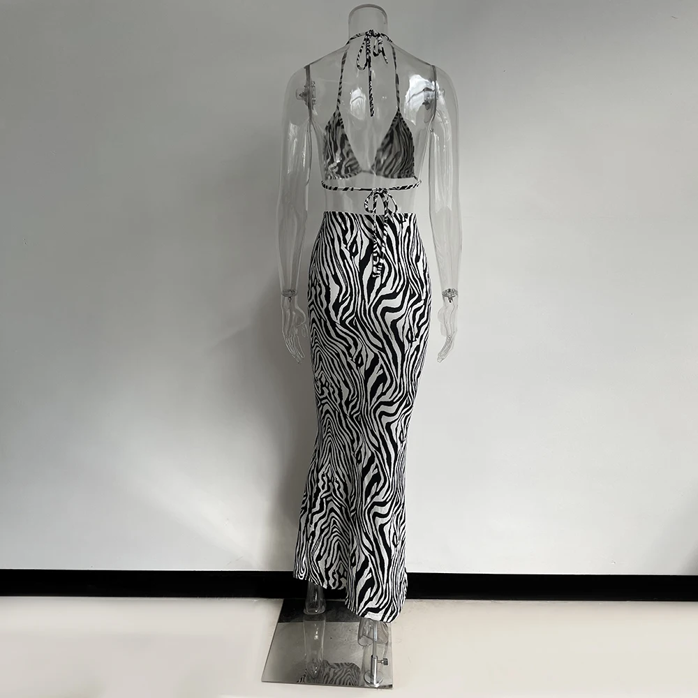 Новинка лета 2021 комплект из двух предметов KGFIGU для женщин кружевной топ без