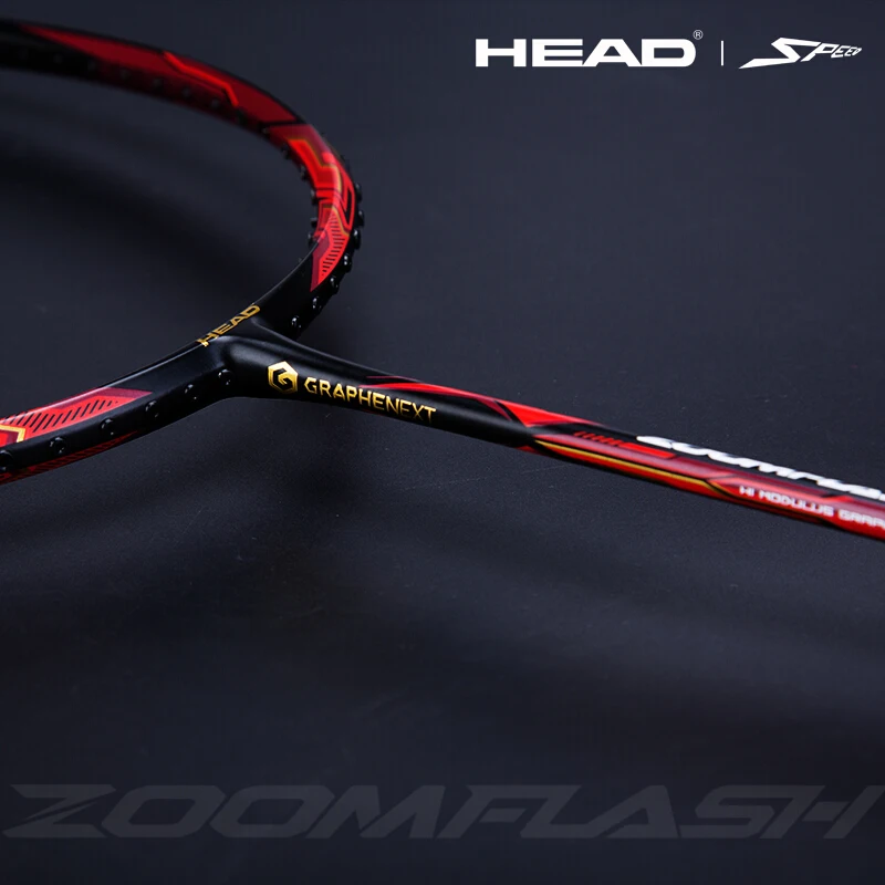 Натуральная головка Zoomflash высокой Натяжной ракетки для бадминтона, экспансивная 4u легкая полная Бадминтонная ракетка с чехлом для ракетки