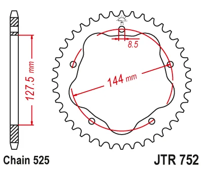 Задняя звездочка мотоцикла для Ducati 795 796 820 821 848 916 996 998 1000 1100|Звездочка цепи| |