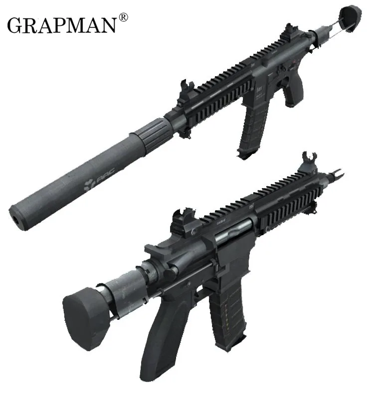 HK416C штурмовой пистолет бумажная модель оружия 3D рисунки ручной работы игрушки