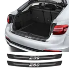 Наклейка на багажник автомобиля, защитная наклейка из углеродного волокна для заднего бампера автомобиля, защита багажника, Противоударная полоса для царапин для BMW E28, E39, E46, E60, E90