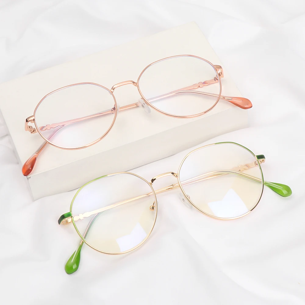 

Diopter -1 -1.5 -2 -2.5 -3 -3.5 -4 Ultra Light Finished Metal Round Vintage Myopia Glasses New Classic Nearsighted Eyeglasses