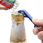 Адапнизированная алюминиевая открывалка для бутылок и напитков, брелок для ключей, разные цвета, Великобритания