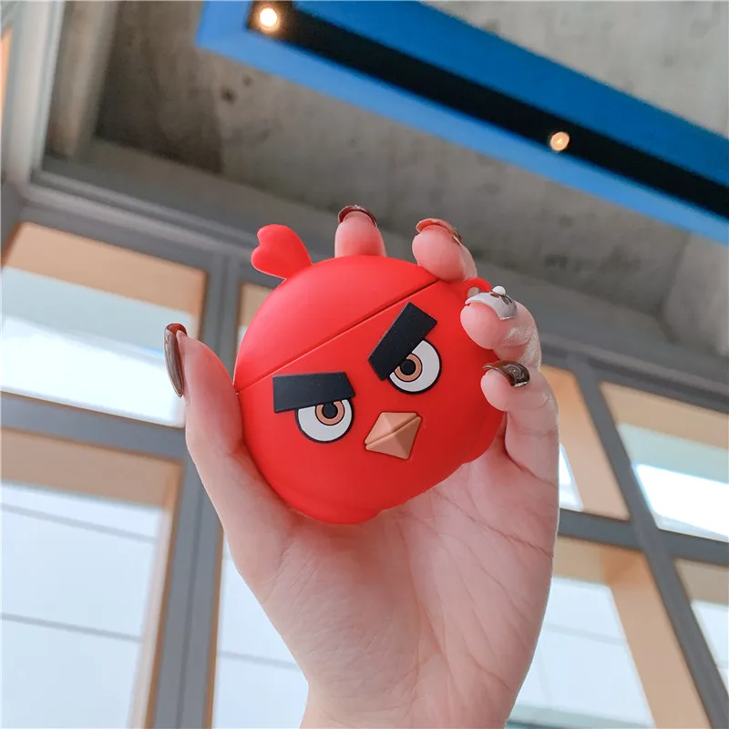 Мятного цвета Fviyi милый мультяшный M& M Мягкий силиконовый чехол-кукла для Apple Airpods, чехол, беспроводные Bluetooth игрушечные наушники, чехол - Цвет: Мятного цвета