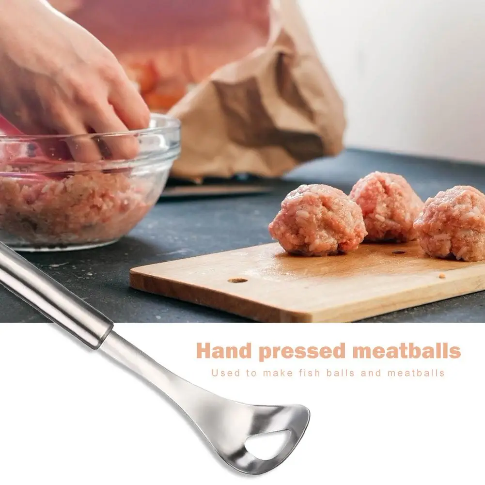 1 шт. устройство для приготовления мясных шариков ложка из нержавеющей стали
