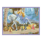 Набор для вышивки крестиком принцессы и эльфов, Набор для вышивки из сказочной ткани с принтом, набор для рукоделия, картина 11CT 14CT, домашний декор