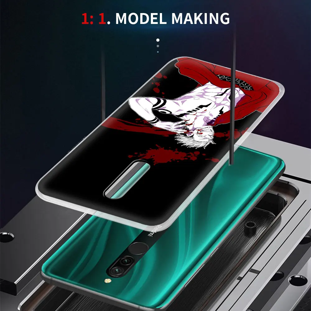 

Hot Jujutsu Kaisen Silicone Phone Case For Xiaomi Redmi Note 9S 8 8T 9 Pro 7 9A 9C 8A 7A 6 6A Soft TPU Back Cover Coque Fundas