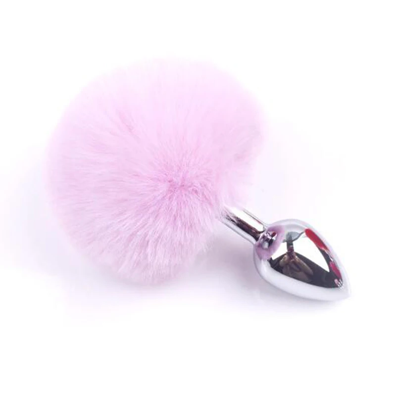 Sefllo заглушка в виде хвоста кролика анальные игрушки из нержавеющей стали