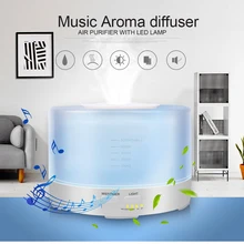 Aroma diffuser 500ML Bluetooth music aroma diffuser LED color changing 12W humidifier household ultrasonic humidifier