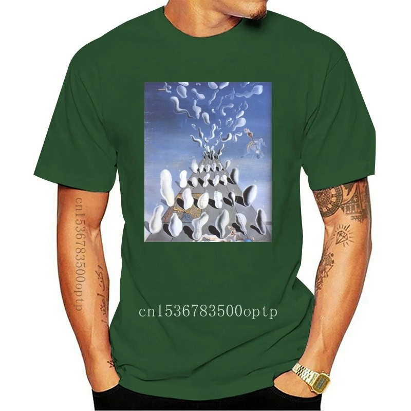 

New 2021 Fashion Summer Style Inaugural Gooseflesh 1928 Dali Painting T-shirt Tee shirt