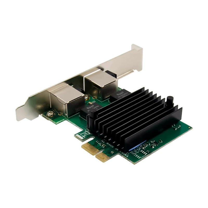 

Pci Express Rtl8125 Network Adapter 2.5G Dual-Port Ethernet Adapter Lan Card Supports 2.5G and 1G Lite Mode