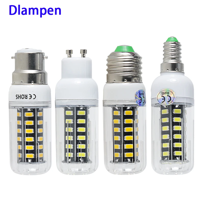 Светодиодная лампа кукуруза bombilla энергосберегающая точечная E27 E14 B22 GU10 7 Вт