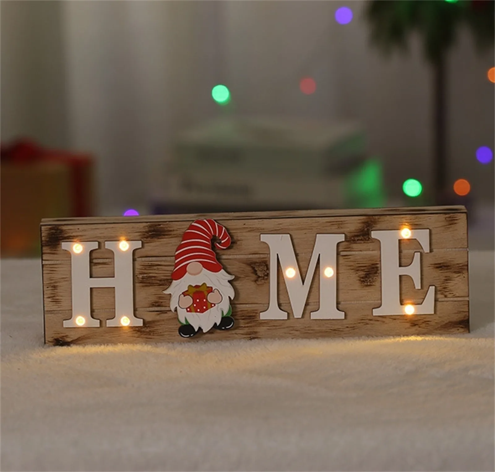 

Christmas Welcome Door Hanger Door Decoration,Gnome Door Hanger Welcome Sign With Interchangeable Holiday Pieces For Gifts