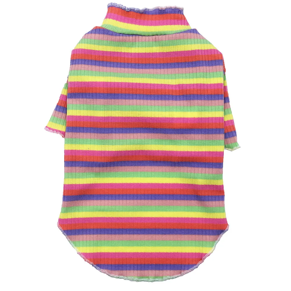 

2021 Pet Dog Clothes Puppy T-Shirt Cute Pajamas Winter Autumn Cat Clothing Bottoming Shirt Poodle Pomeranian Hoodies Ropa Perro