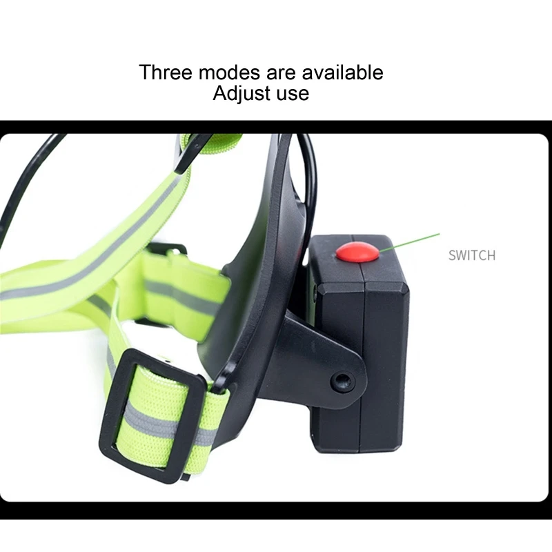 

Rechargeable Adjustable Chest Running LED Light for Runners Joggers Reflective M68D