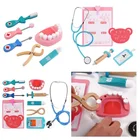 Детская игрушка для ролевых игр, стоматолог, набор медицинских моделей для проверки зубов, развивающая ролевая игра, имитация обучающих игрушек для детей