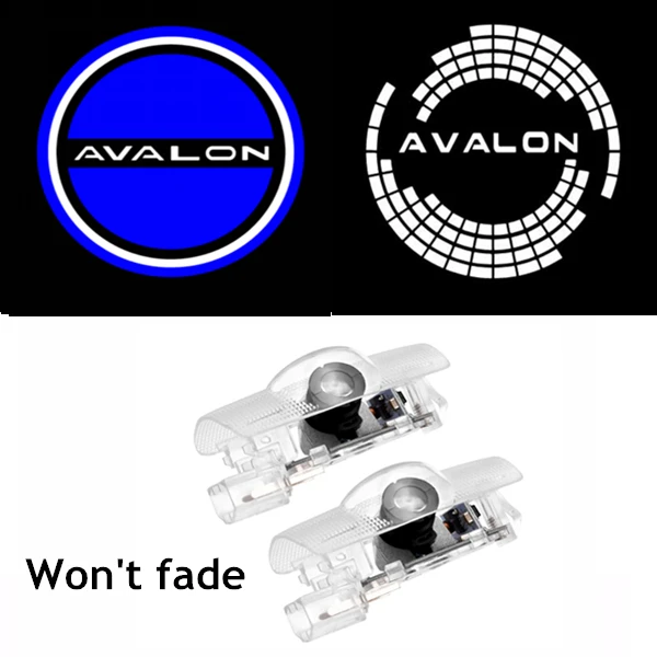 

2 шт. совместимый для T-oyota AVALON дверной логотип огни проектор Светодиодная дверная предупреждающая лампа 3D тень призрак свет лужи огни