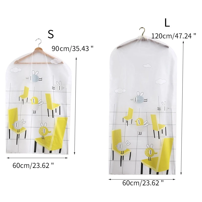 Пылезащитный чехол для одежды хранения защита от пыли костюма пальто | Дом и сад