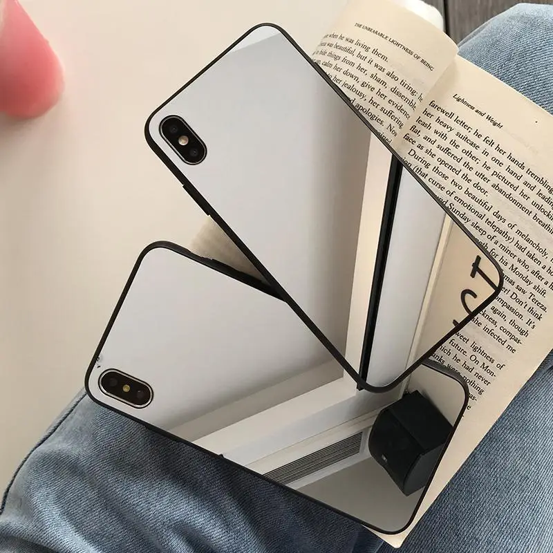 Full Mirror Soft TPU Cases for Xiaomi Mi 9T Pro 9 8 Lite 6X A1 5X F1 Redmi K20 Note 7 6 5 7A 4X 5A Plus 6A Plating Cover |