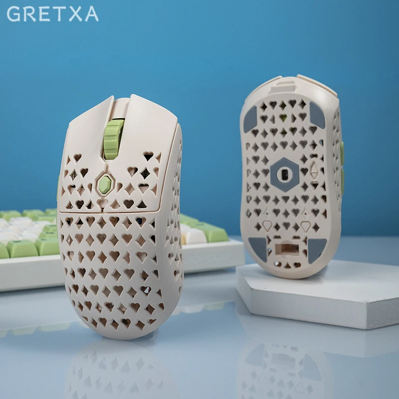 BTL DIY Gretxa Esport FPS игровая мышь беспроводная Проводная 69G Ультра Легкая USB Thunder Shark для