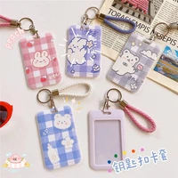 cover case cute retractable child bus card business card holder card bank