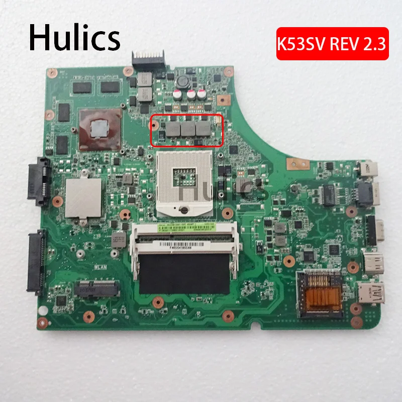 

Hulics Original For ASUS K53SV REV:2.3 REV 2.3 motherboard main board