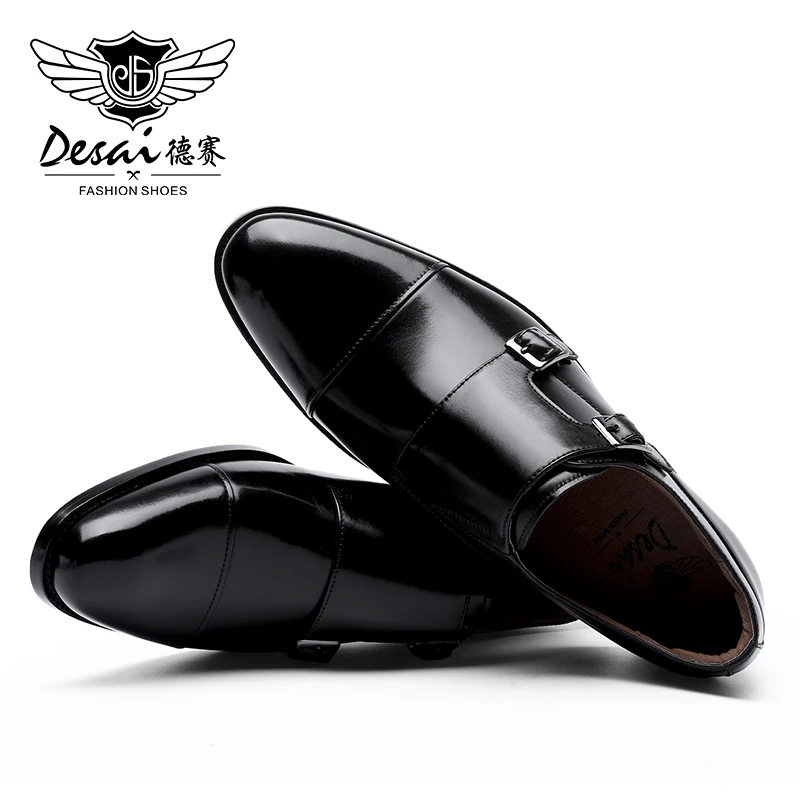 Классические мужские туфли ручной работы DESAI из натуральной кожи