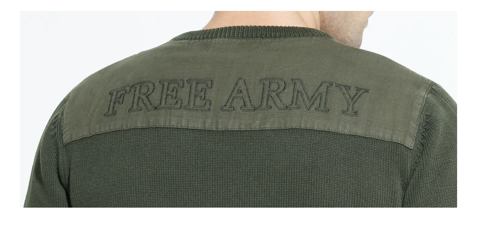 FreeArmy New Casual Men's Sweater O-Neck Slim Fit Knittwear Mens Sweaters Pullovers Homme Winter Thick Clothing M-3XL B003
