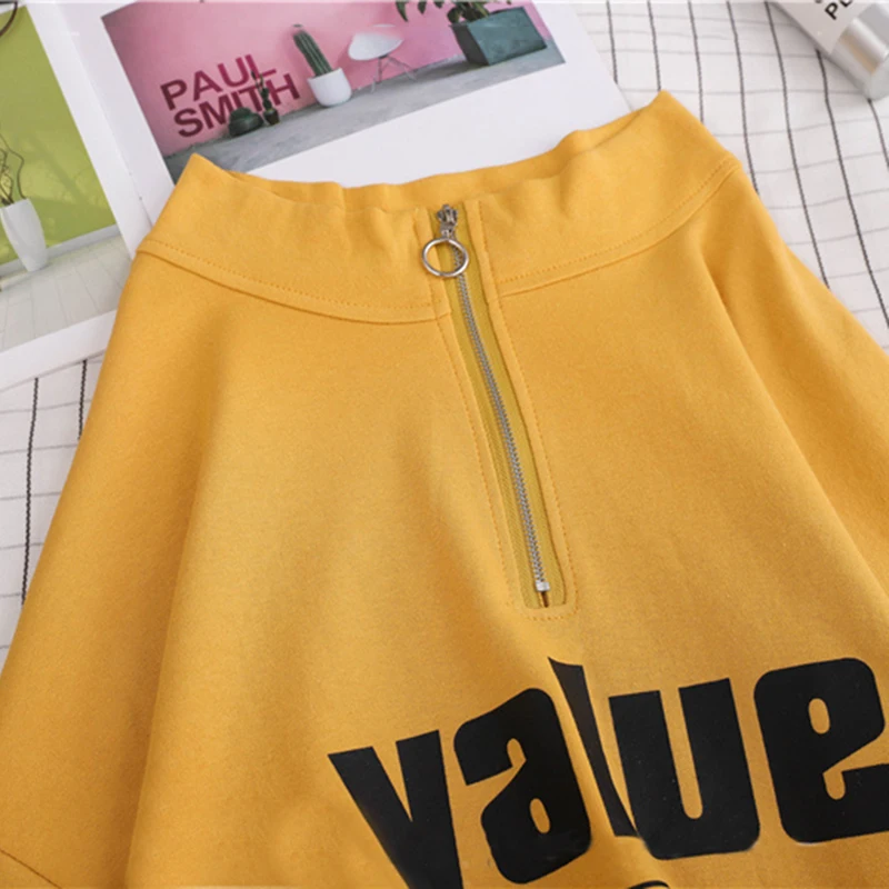 Женские толстовки с воротником-стойкой универсальные теплые пуловеры в