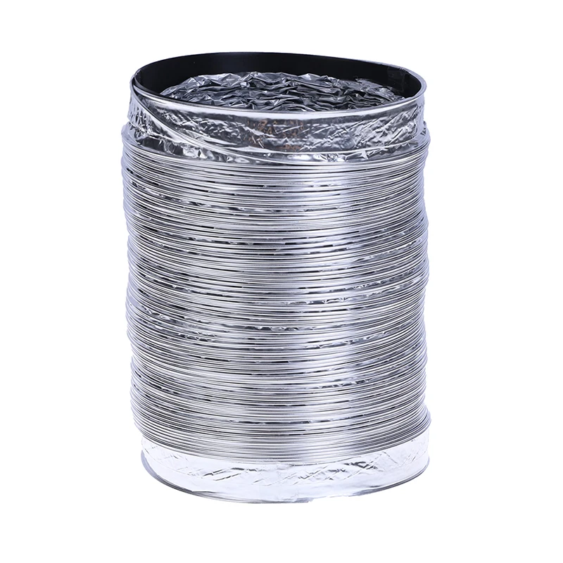 

4inch Aluminum Ventilator Pipe Air Ventilation Hose Flexible Exhaust Duct 1.5M
