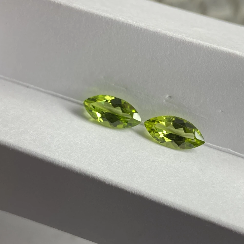 Натуральный маркиз Обрезной 6x12mm зеленый цвет 1 7 карат 100% оригинал Китай