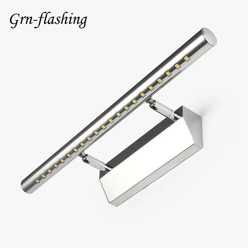 Modern Simplicity LED Wall Light Bathroom Mirror Lamp Warm White For Home Indoor Washroon Bedroom Waterproof Fixtures Stainless