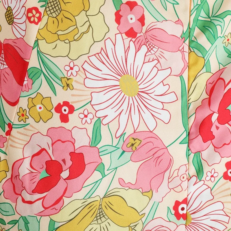 

Vestidode Mujer Floral Print Mini Bodycon Summer Dress Women 2021 Sexy Sleeveless Halter Backless Beach Dress Vacation Outfits