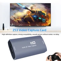 z53 4k video capture card usb c to hdmi compatible video capture card adapter hd pc laptop projecter converter