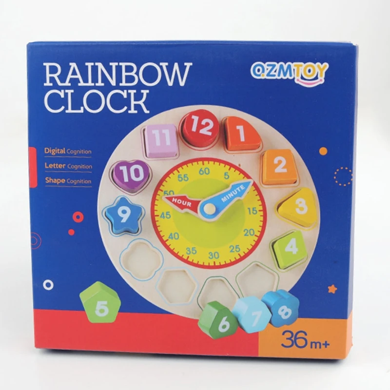 

Home School Supplies Great Montessori Style Learning Clock Toys Theme Party Prop Birthday Present,Baby Show Toy Gift