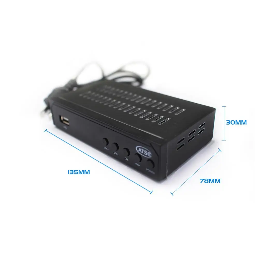 Hot selling USA Mexico Canada Atsc-t Terrestrial Digital TV Receiver Tv Tuner support Atsc Box Broadcast | Электроника