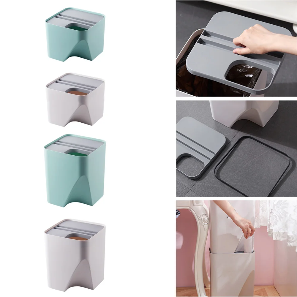 Многофункциональное кухонное мусорное ведро для утилизации складное домашнее