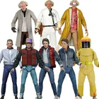 Фигурка Dr. Doc Brown Biff tanen Marty McFly, NECA Назад в будущее, экшн-фигурка, игрушечная кукла, Рождественский подарок